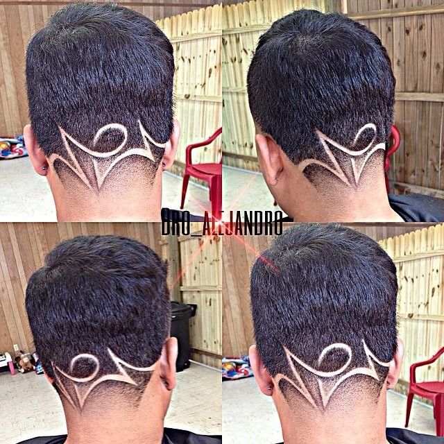 Image Result For Hair Tattoos Designs Hair Tattoo Men Shaved Hair