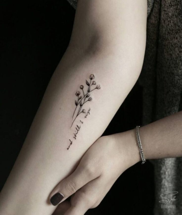 Inner Forearm Tattoo Women