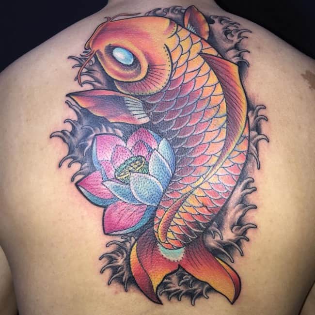 Koi Fish Tattoo Meaning Design Ideas And Image Gallery