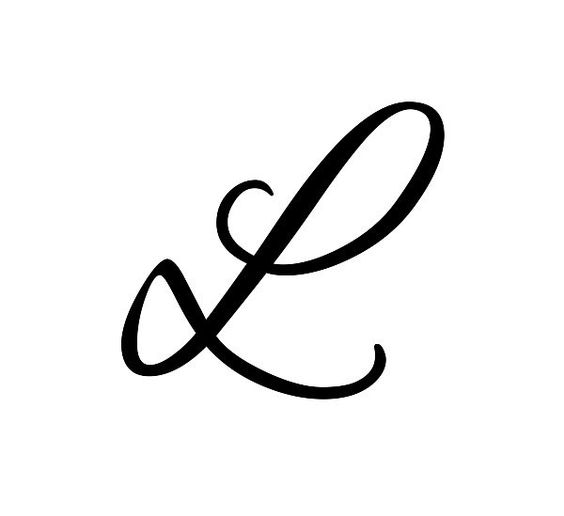 L Letter Tattoo Designs