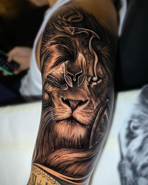 Lion Tattoo For Women