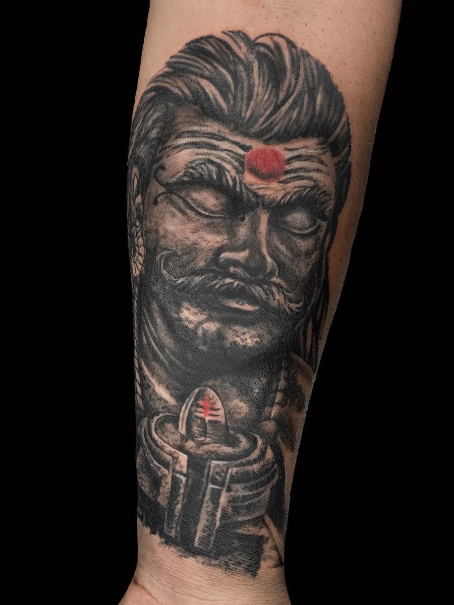 Lord Ravana Tattoo In 2022 Tattoos Portrait Tattoo Portrait