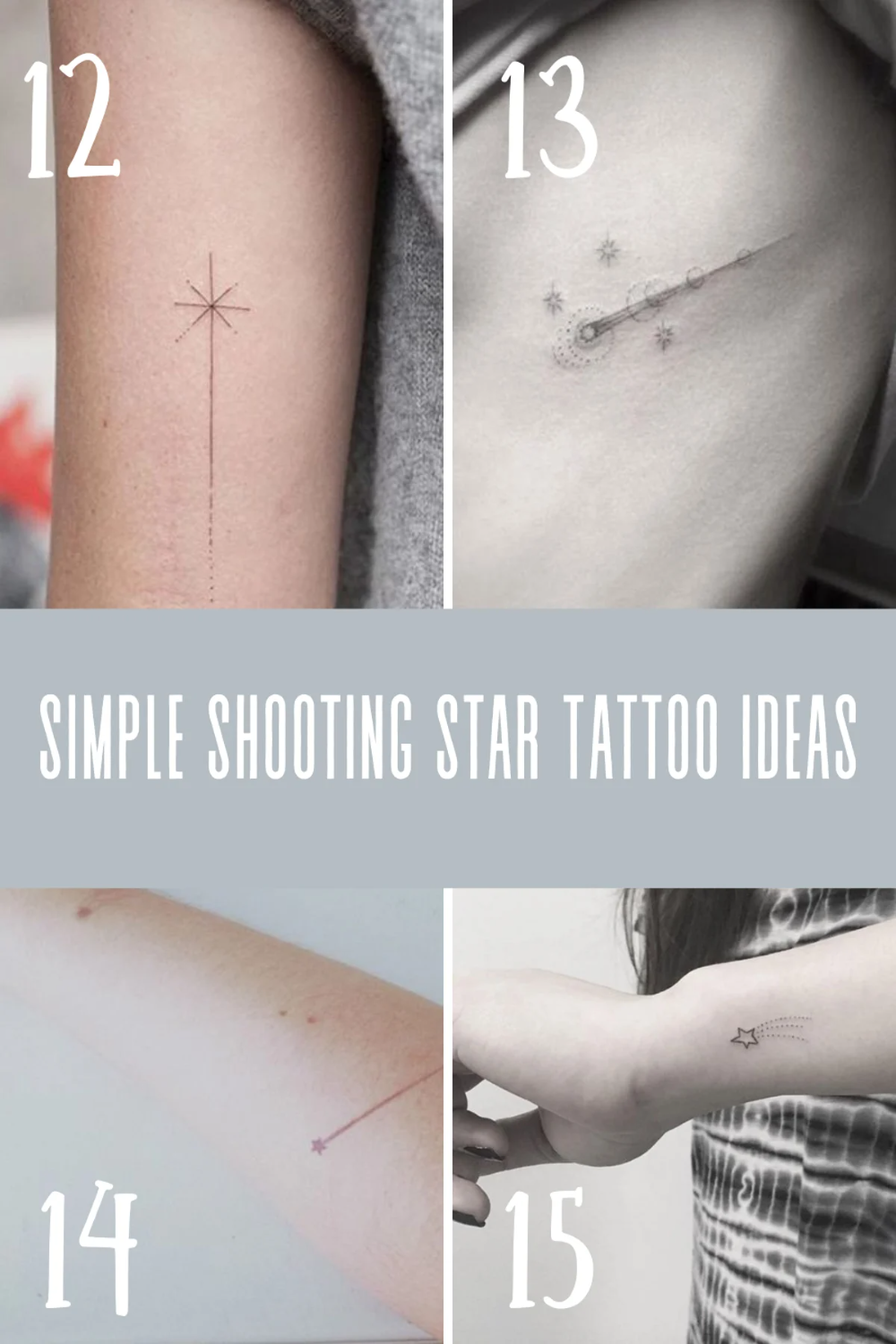 Luck Filled Shooting Star Tattoo Designs Ideas Tattoo Glee