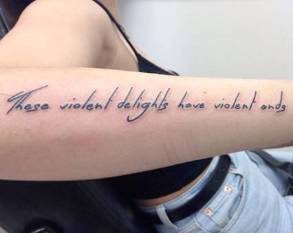 Lyric Tattoos Halsey Hurricane 21 Stunning Lyric Tattoos Will