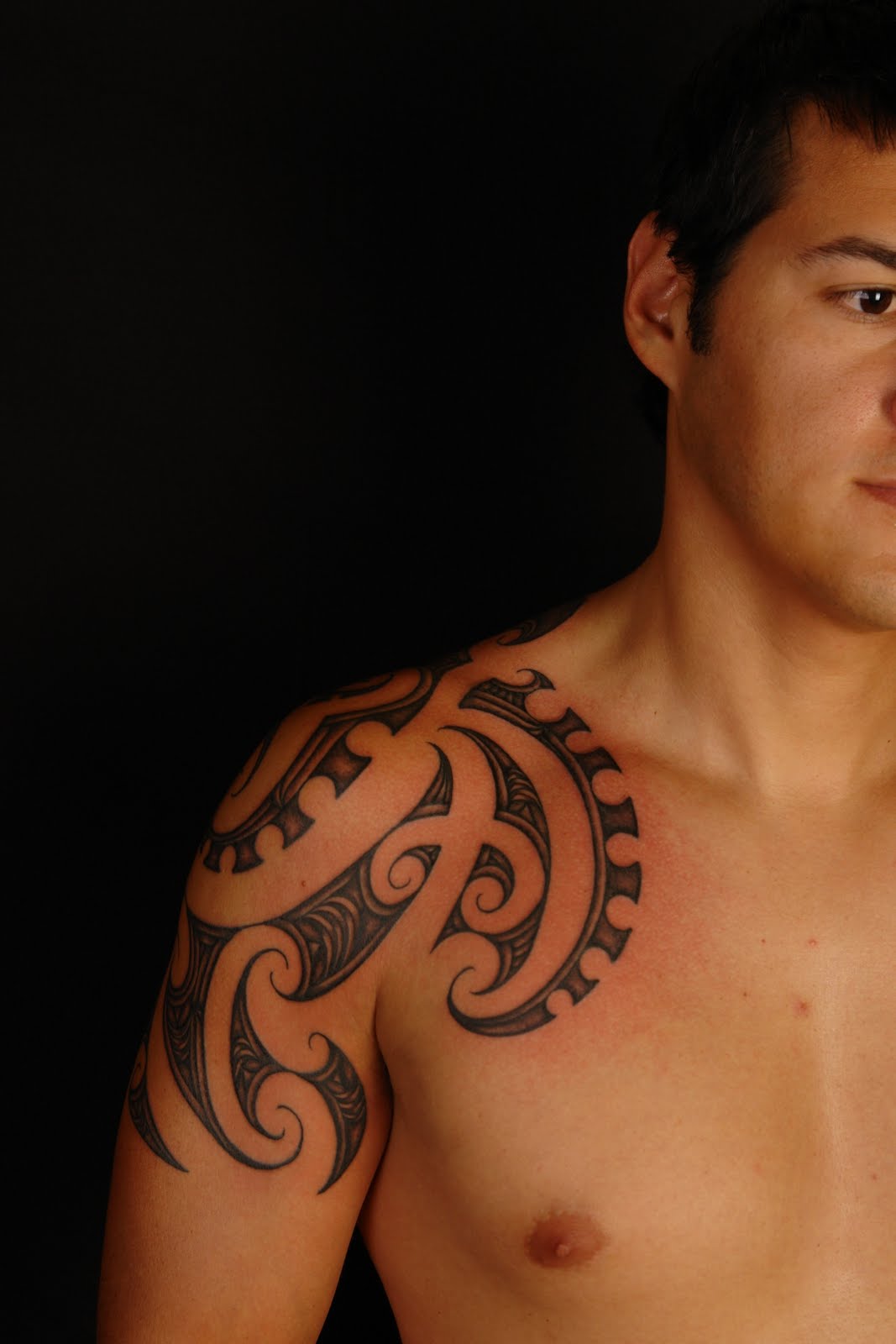 Maori Polynesian Tattoo Maori Octopus Design Shoulder Tattoo