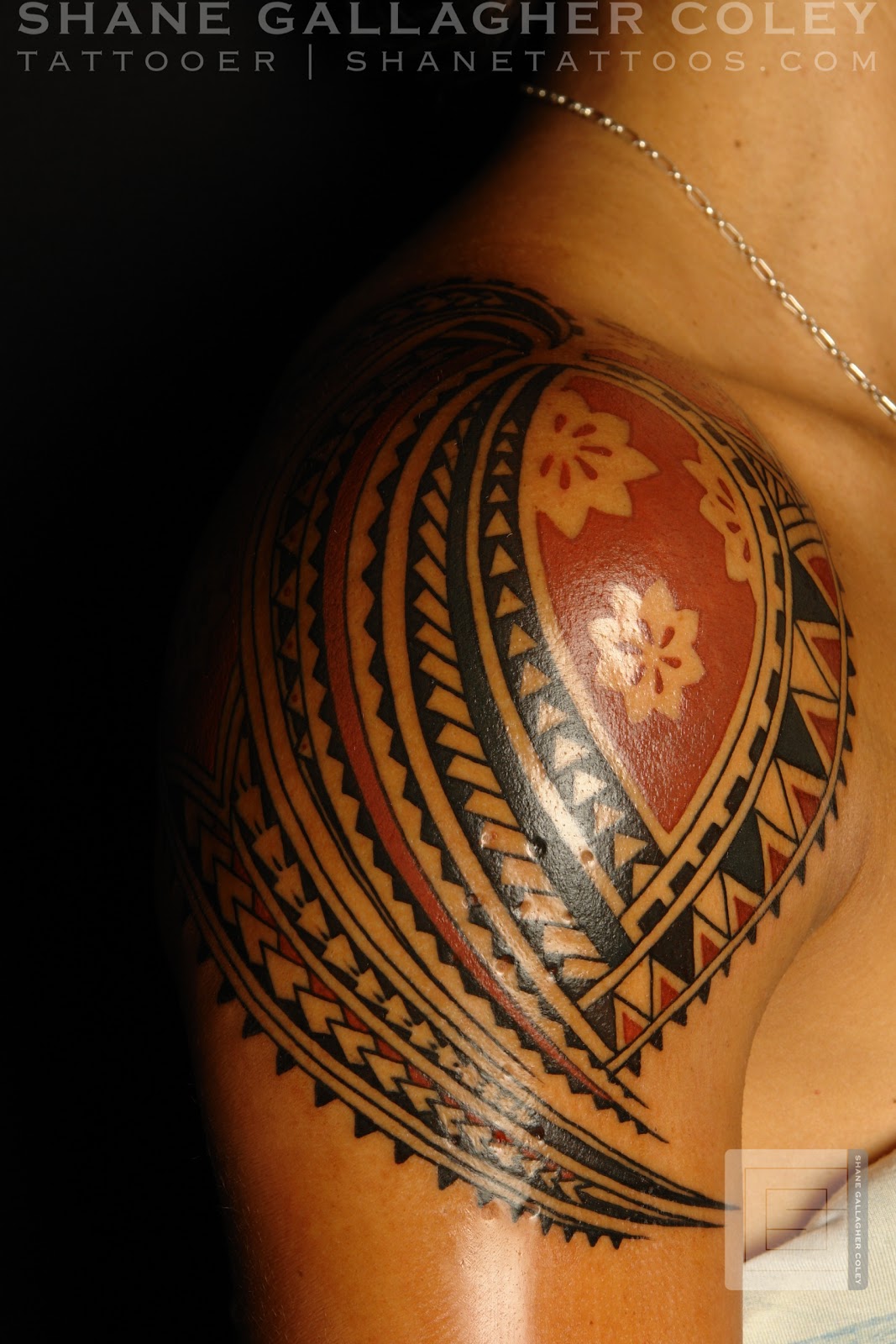 Maori Polynesian Tattoo Polynesian Shoulder Tattoo