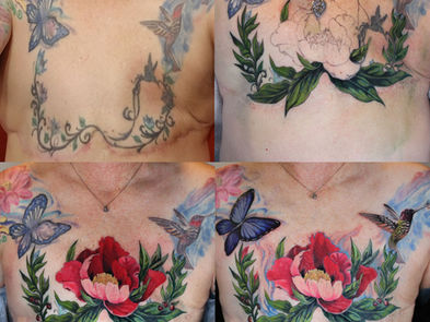 Mastectomy Tattoos Inkdoneright Mastectomy Tattoos Both