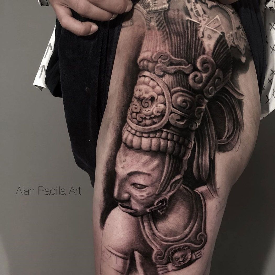 Mayan Tattoo Forearm