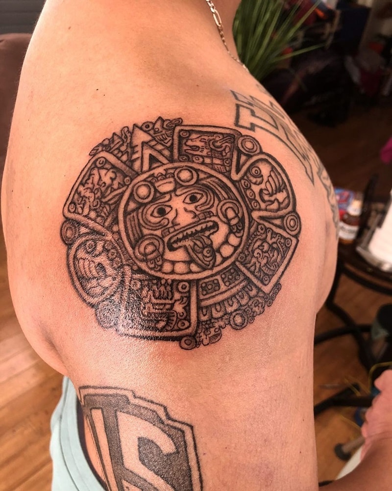 Mayan Tattoos For Guys