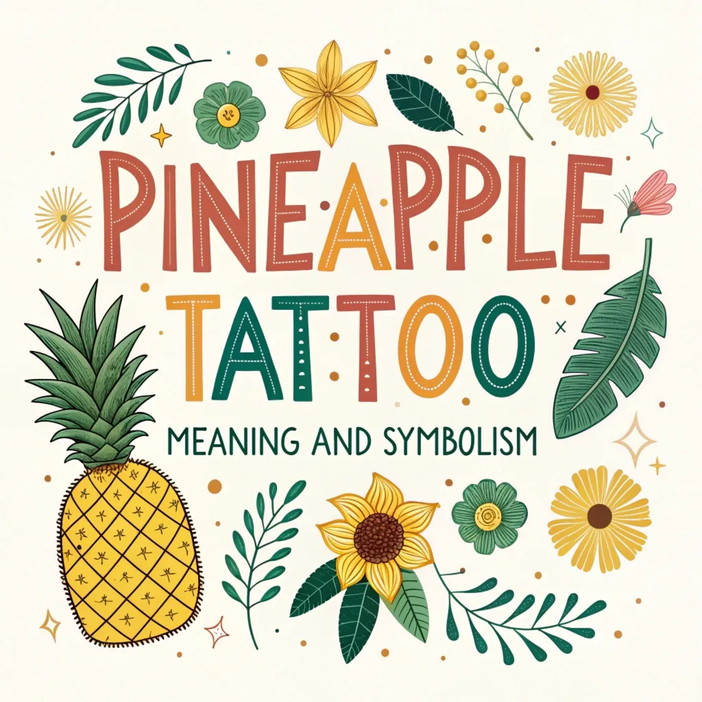 Meanings Symbolism Of Pineapple Tattoos Explained