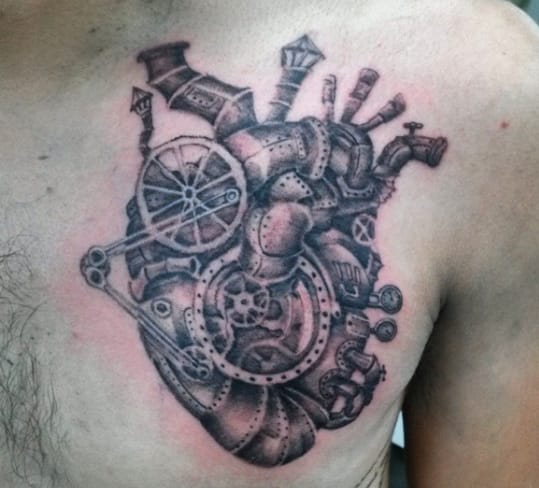 Mechanical Tattoo Designs For Men