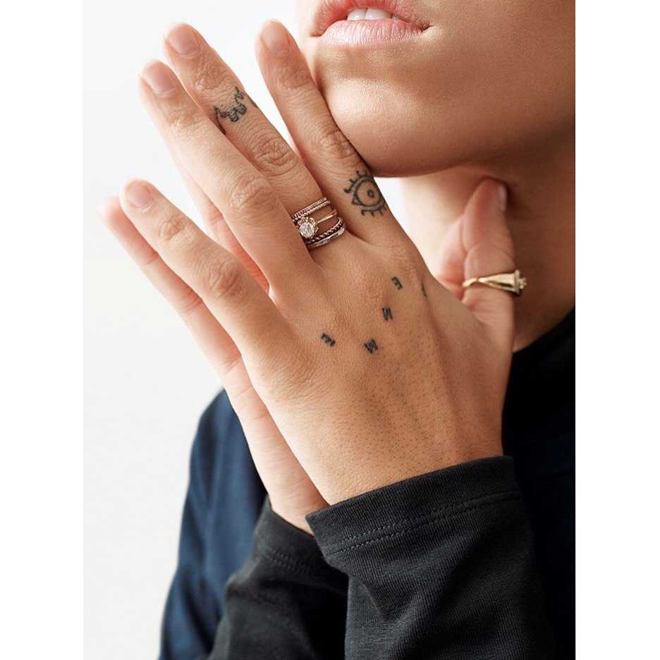 Minimalist Finger Tattoos By Zaya Hastra Tattoogrid Net