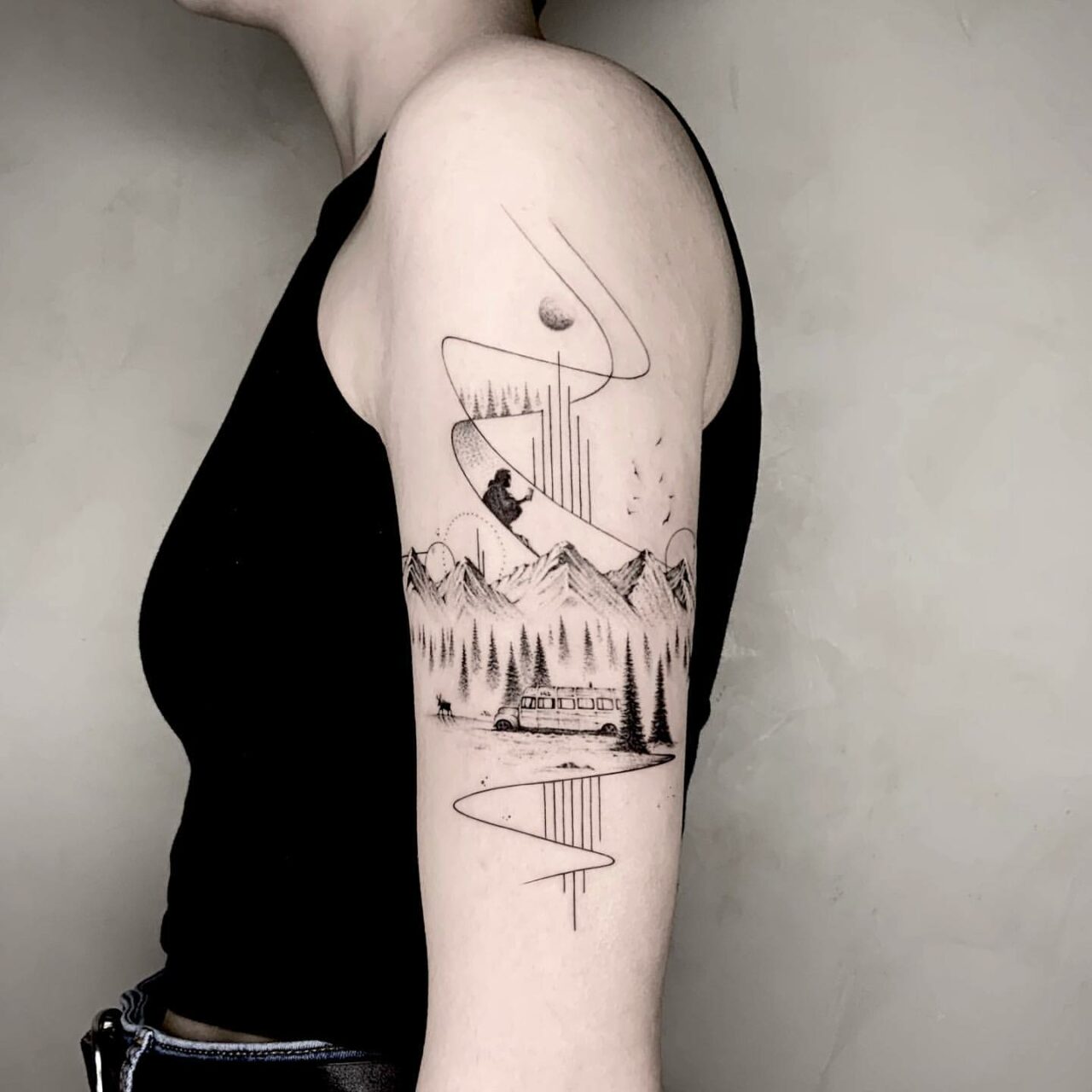 Mountain Tattoo Ideas For Females