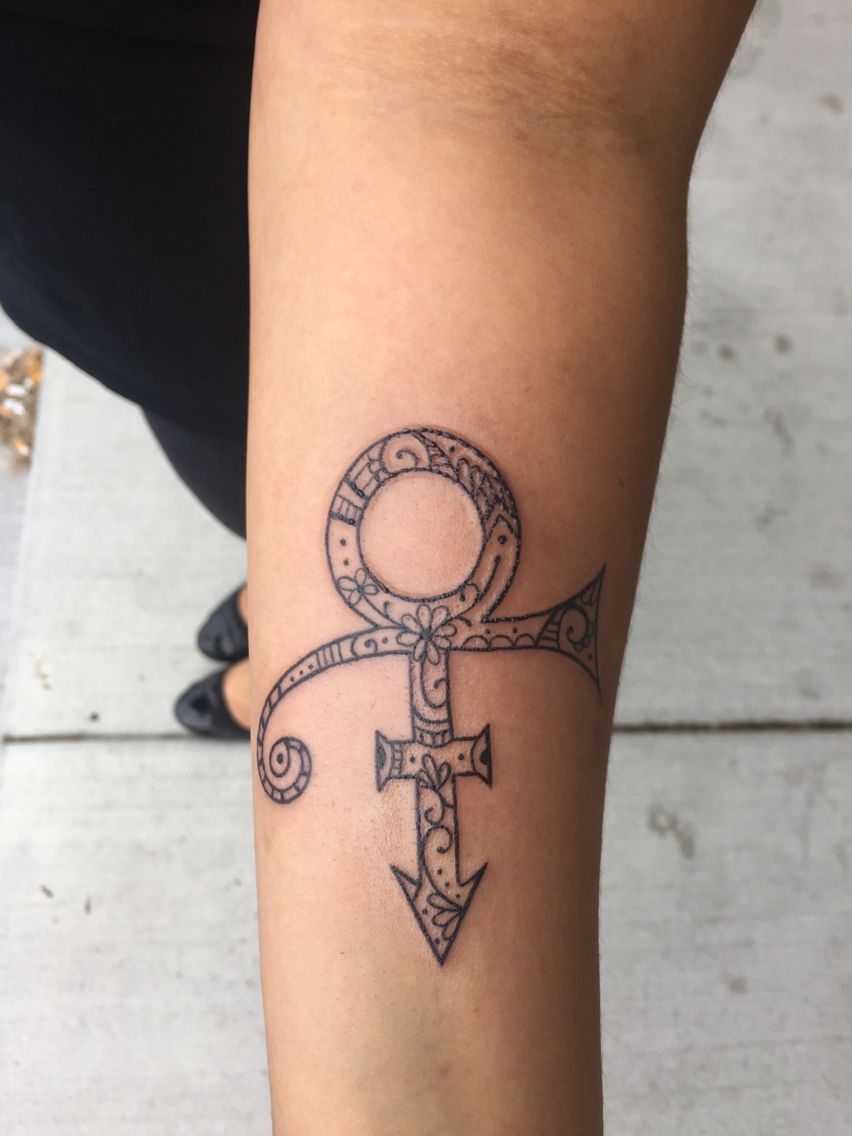 My New Prince Symbol Tattoo Prince Tattoos Prince Tattoo Purple