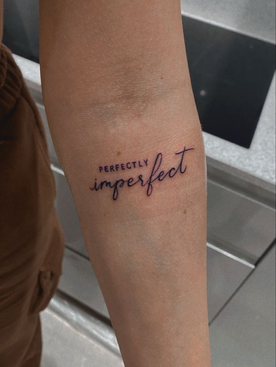 My New Tattooooooo Perfect Imperfect Perfectly Imperfect Perfectly Imperfect Tattoos Im