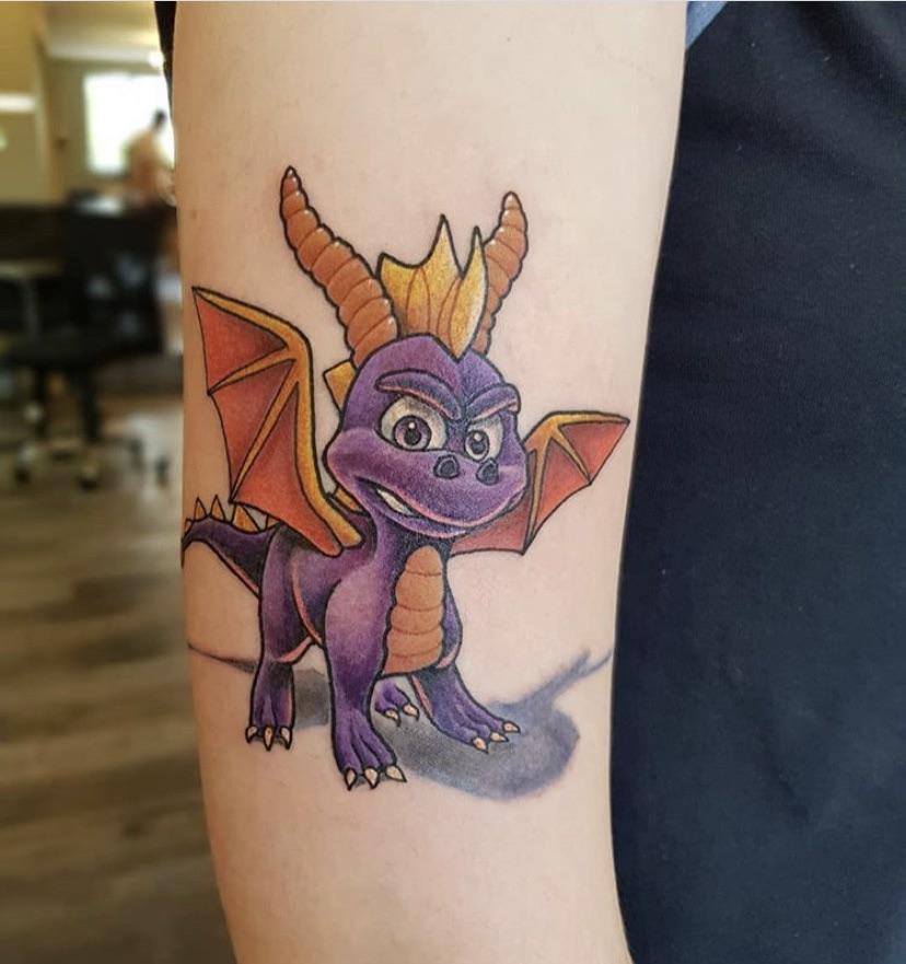 My Spyro Tattoo When He Was First Done R Spyro