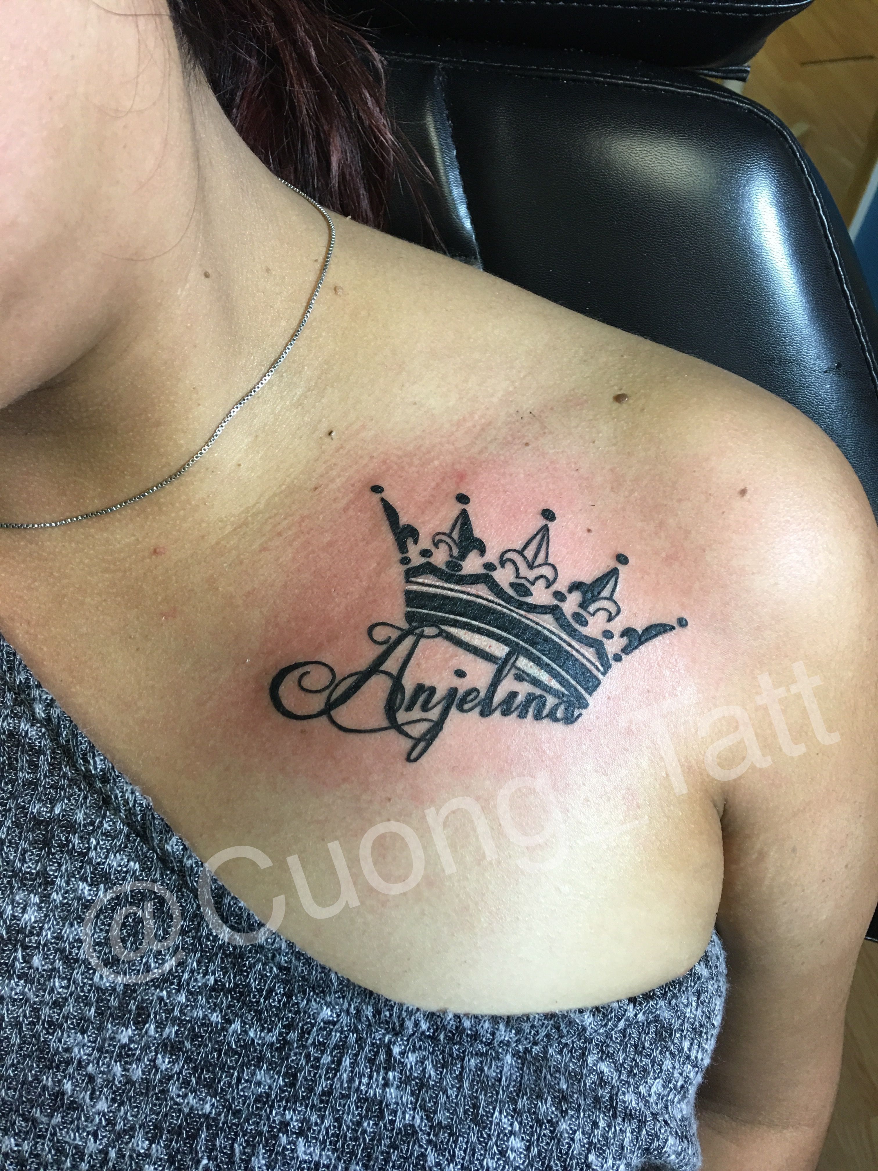 Name Tattoo Designs On Chest