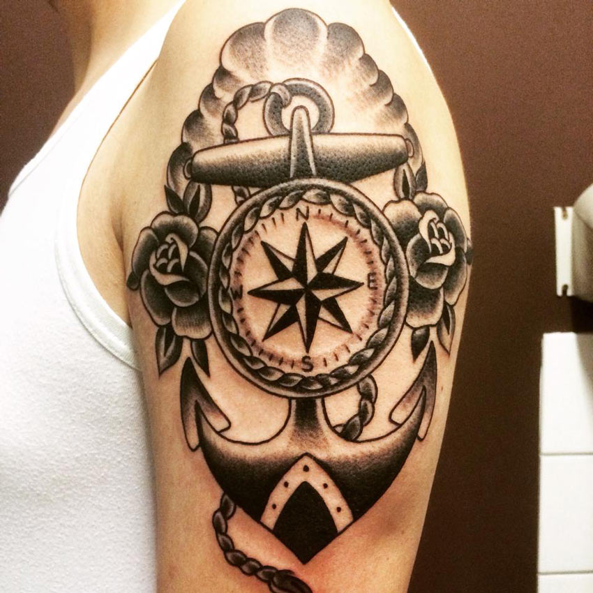 Nautical Arm Tattoo Best Tattoo Design Ideas