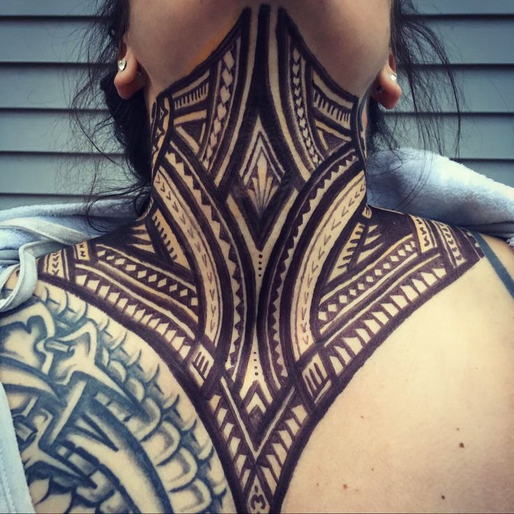 Neck Tattoo Polynesian Tattoo Evan Beers Polynesian Tattoo Designs Back Of Neck Tattoo Neck