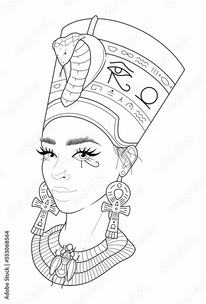 Nefertiti Tattoo By Brubiancullitattoo Ink Nefertiti Design Dope