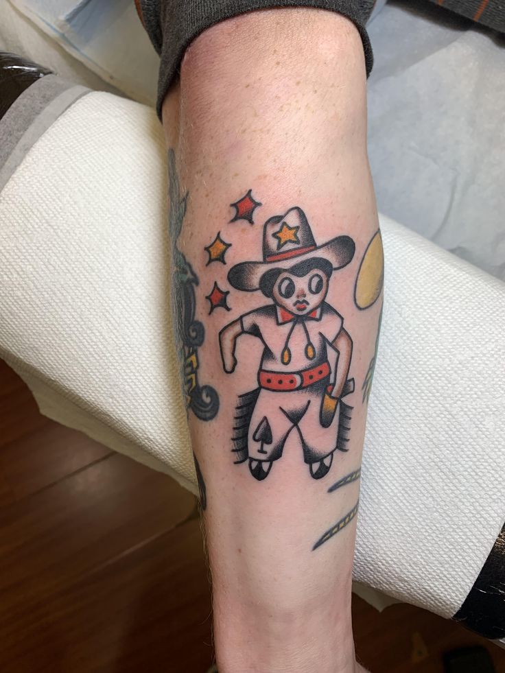 New Sheriff In Town Done By Ben Sloth Ocean Avenue Tattoo Sf