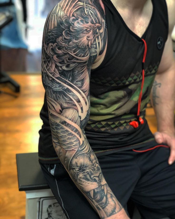 Nha Nguyen On Instagram Phoenix Lotus Fullsleeve On My Viet