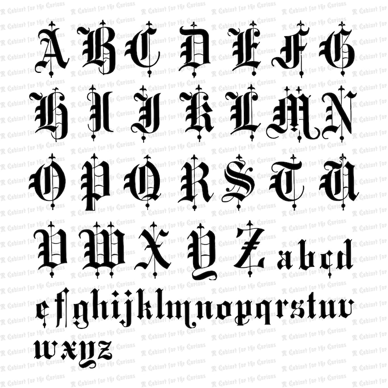 Old English Text Letters