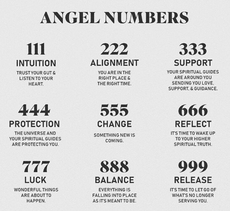 On Instagram Angel Numbers And Their Meanings 555