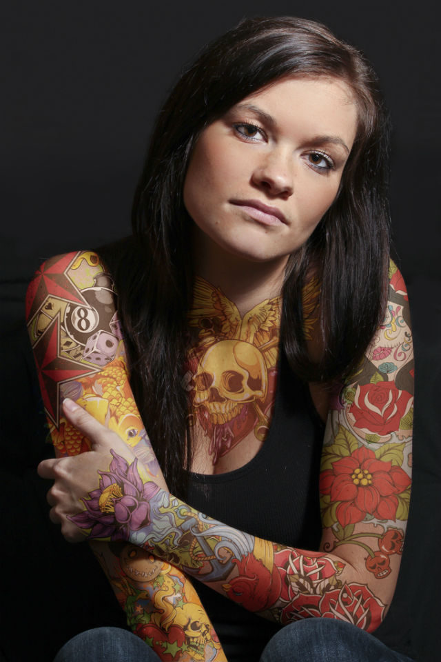 Perfect Arm Tattoo Designs Girl Tattoos Girls With Sleeve Tattoos