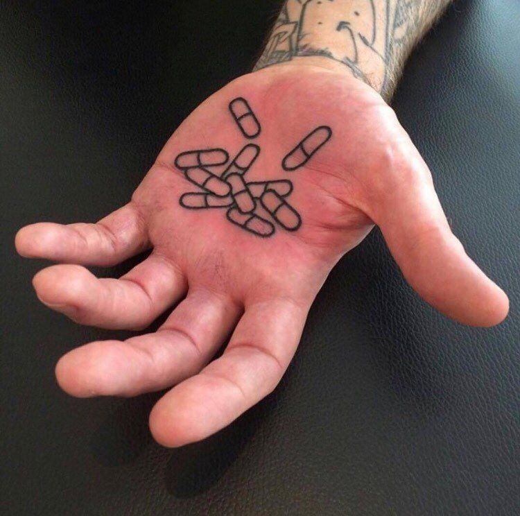 Pill Tattoo Tattoo Ideas In 2019 Tattoos Drug Tattoos Drawings