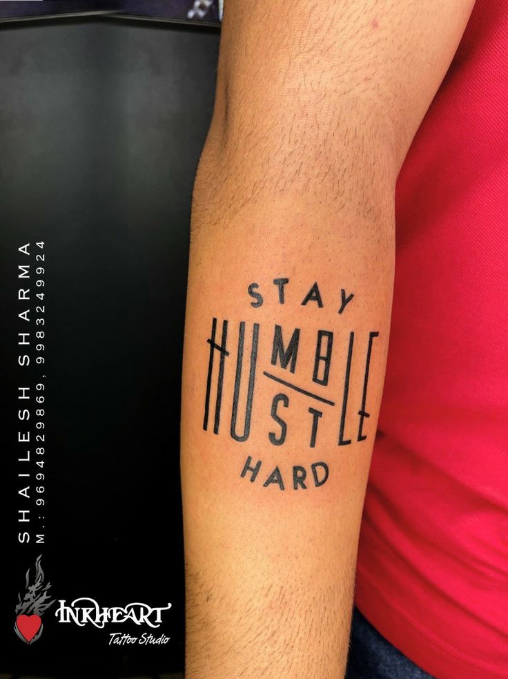 Pin By Gretchen Butenschoen On 2017 Stay Humble And Kind Tattoo Quotes Tattoos