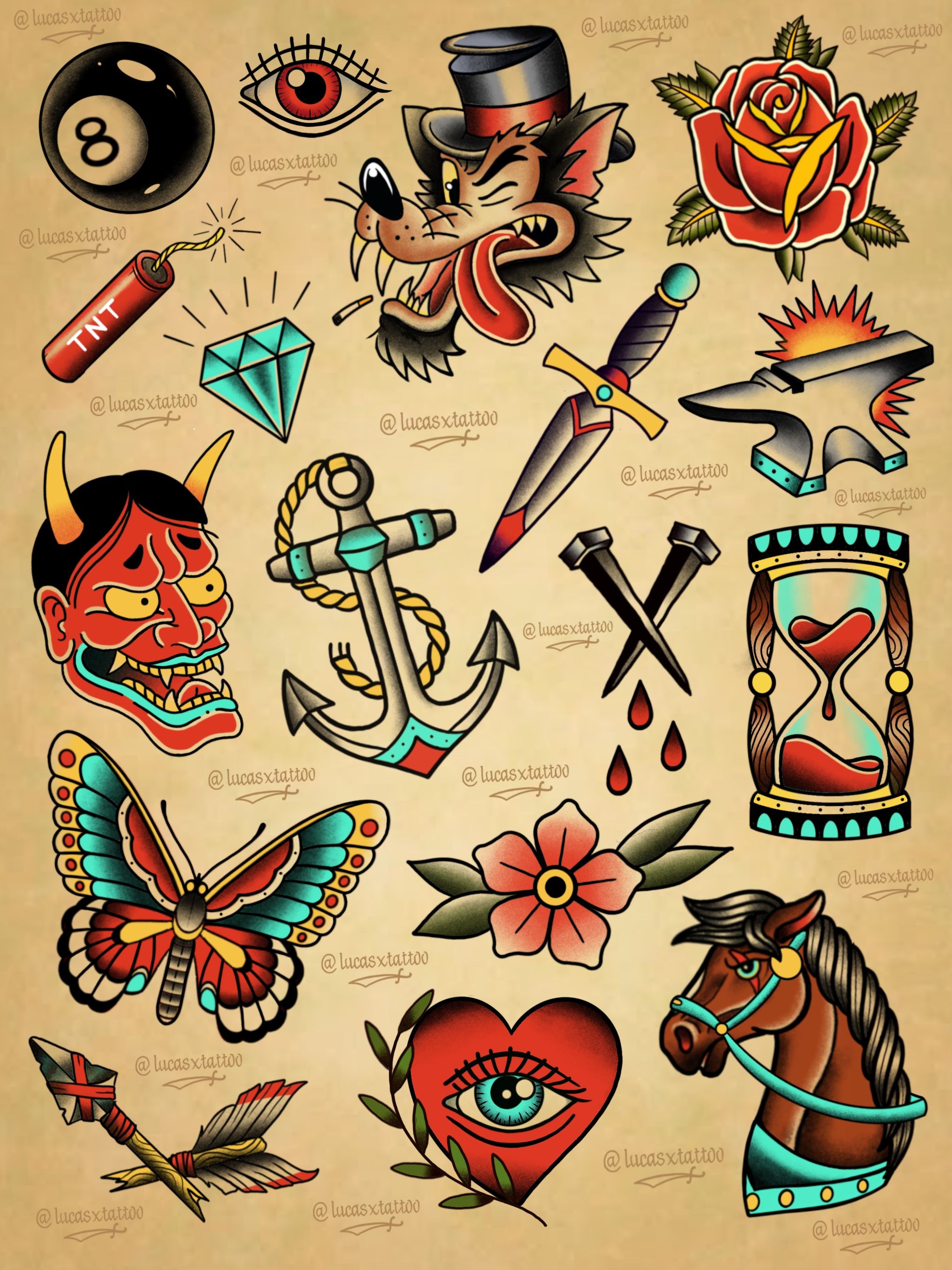 Pin By La Arce On Tatuajes Tradicionales Traditional Tattoo Design