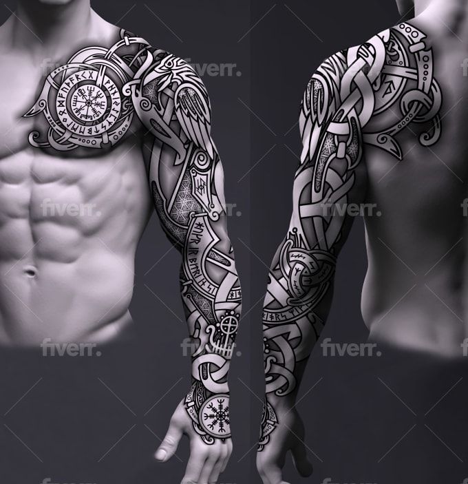 Pin By September Reed On Art Studies In 2024 Viking Tattoo Sleeve