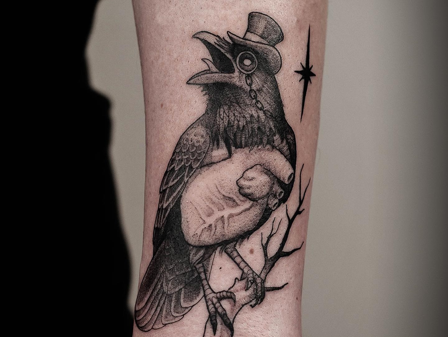 Pin On 40 Fascinating Raven Tattoos