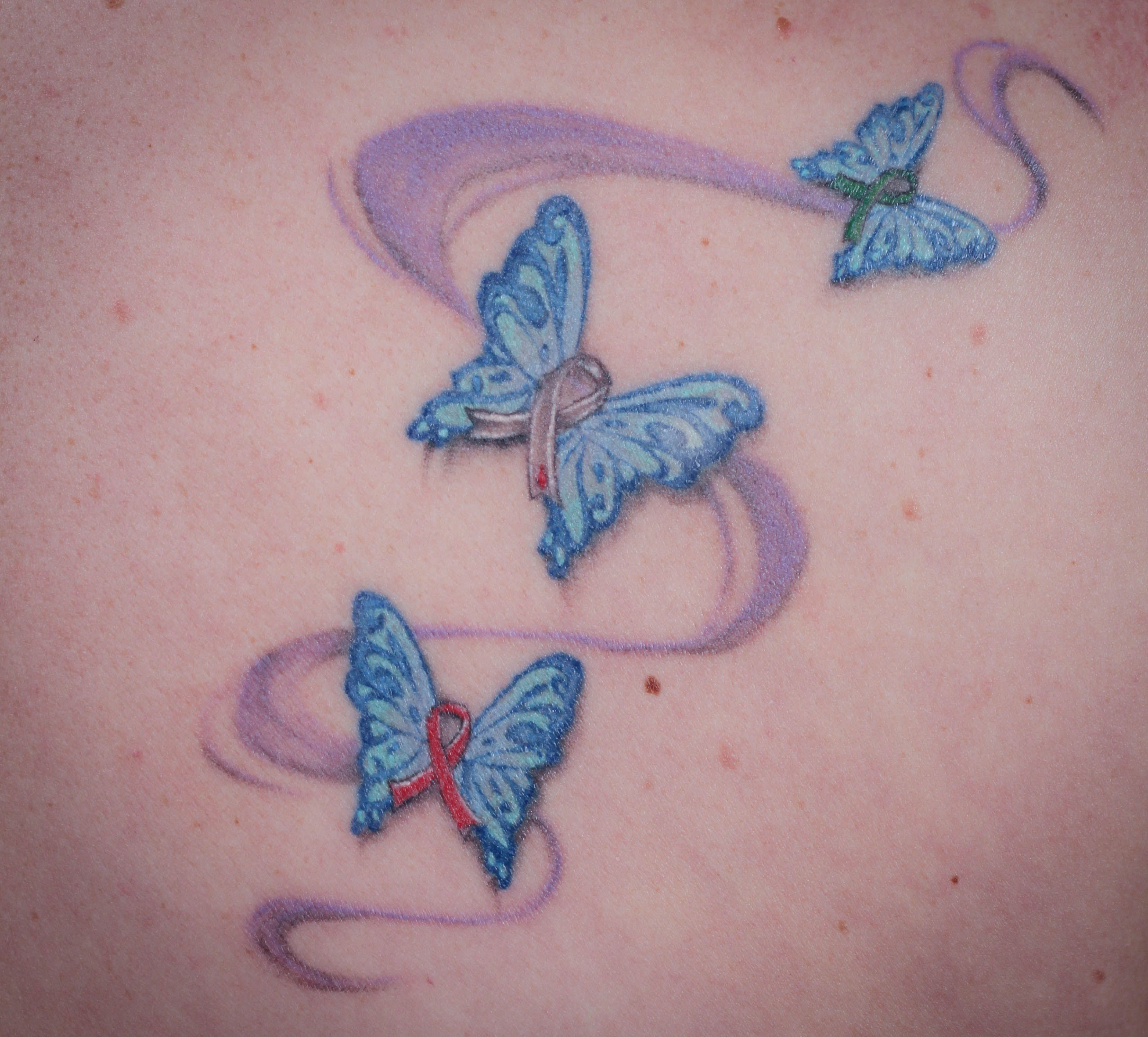 Pink Ribbon Butterfly Tattoo Tattoos Amp Gt Page 438 Amp Gt Untitled Butterfly Tattoo Designs