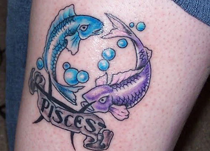 Pisces Tattoos For Females