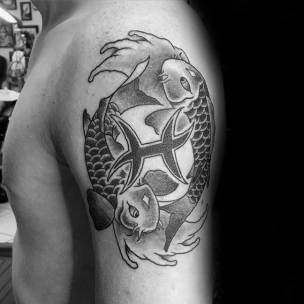 Pisces Tattoos For Guys