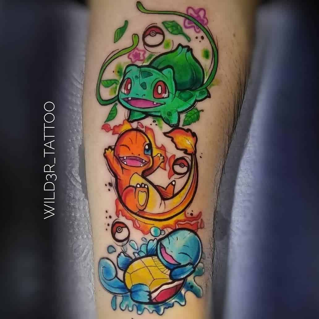 Pokemon Tattoo Designs Outline