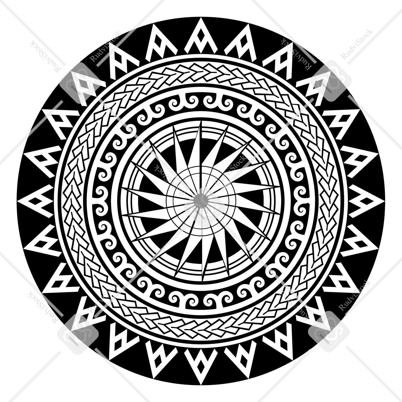 Polynesian Circle Tattoo Circle Tattoo Design Circle Tattoo Tattoo Designs And Meanings