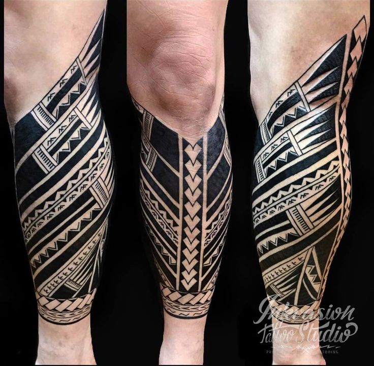 Polynesian Half Sleeve Tattoo Inkvasion Tattoo Studio Singapore