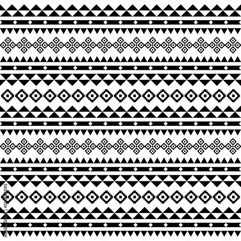 Polynesian Maori Tribal Seamless Pattern Background For Fabric Wallpaper Card Template