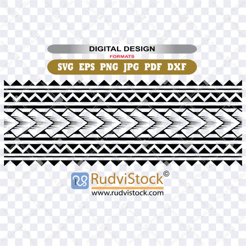 Polynesian Pattern Tribal Tattoo Rudvistock