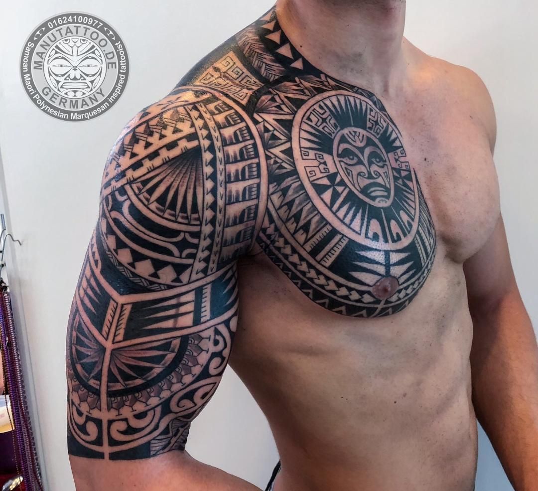 10 Polynesian Tattoo Designs for Shoulders and Chests