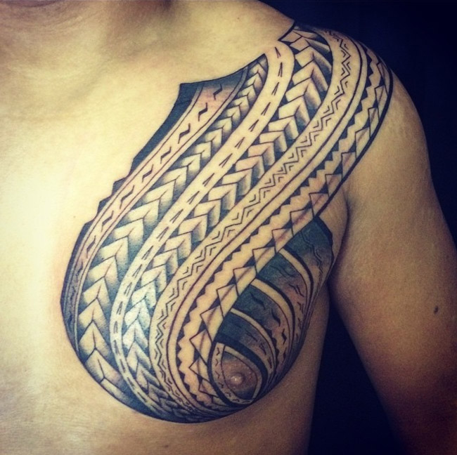 5 Stunning Polynesian Chest Tattoo Designs Revealed