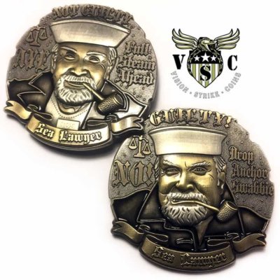 Popeye The Sailor Man Navy Tattoo Us Navy Challenge Coin