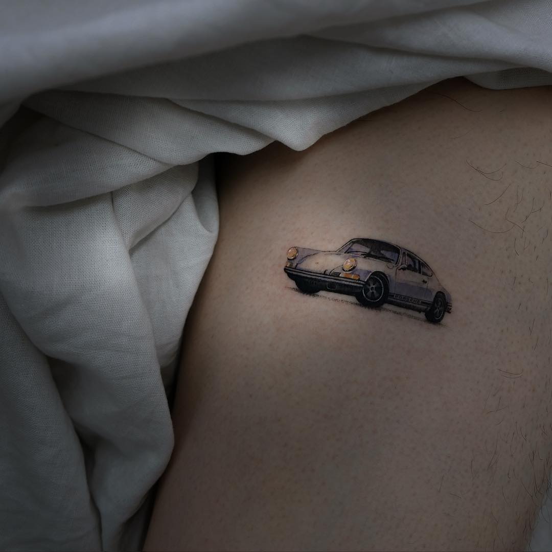 5 Stunning Porsche Tattoo Ideas for Car Enthusiasts