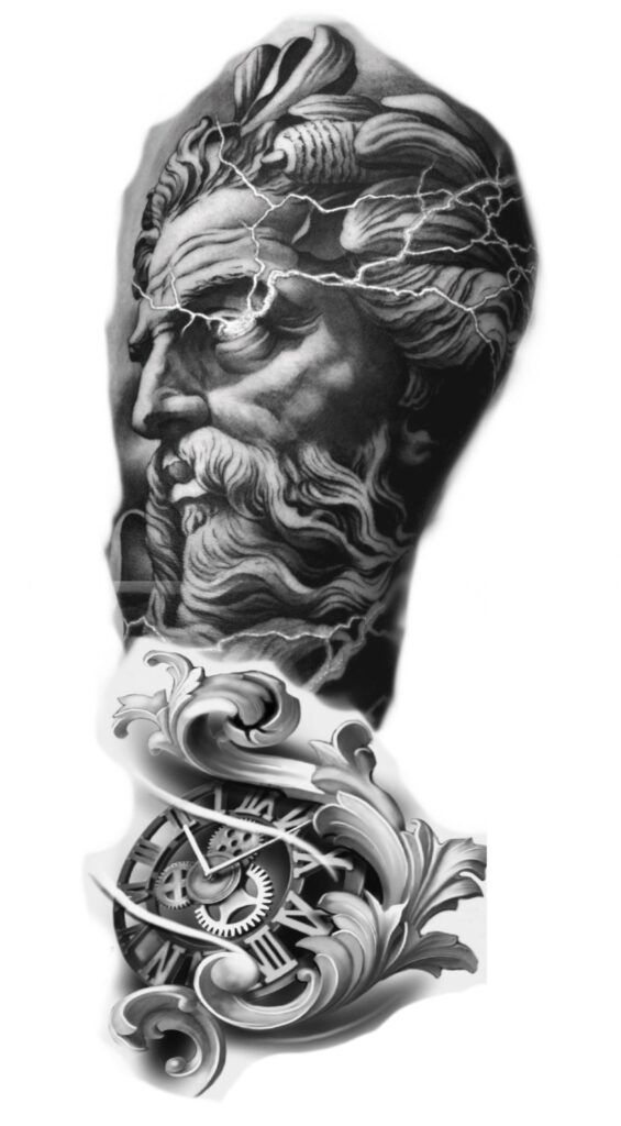 10 Stunning Poseidon Tattoo Ideas for Mythology Fans