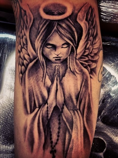 Praying Angels Tattoo Designs