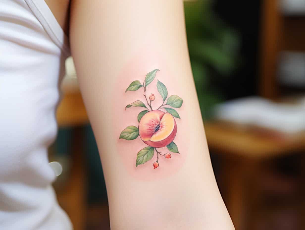 Princess Peach Tattoo Peach Tattoo Princesa Peach Symbolic Tattoos