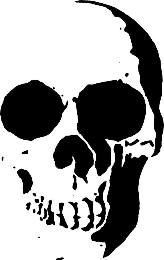 Printable Skull Stencils